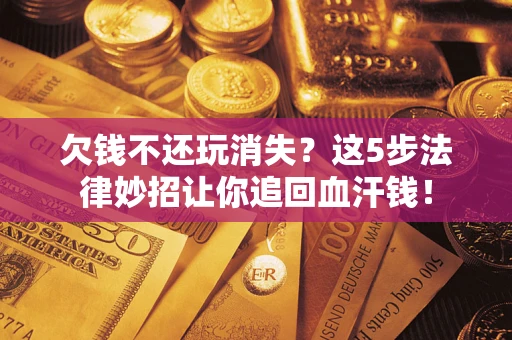 武汉欠钱不还玩消失？这5步法律妙招让你追回血汗钱！