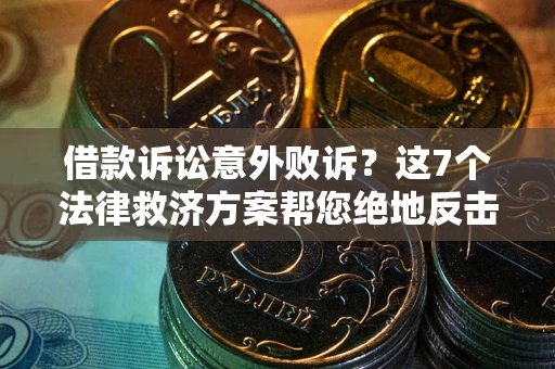 武汉借款诉讼意外败诉？这7个法律救济方案帮您绝地反击！