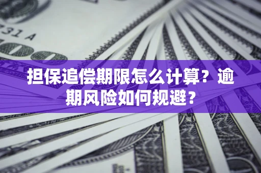 武汉担保追偿期限怎么计算？逾期风险如何规避？