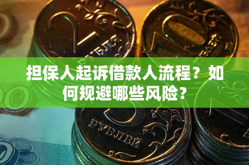 武汉担保人起诉借款人流程？如何规避哪些风险？
